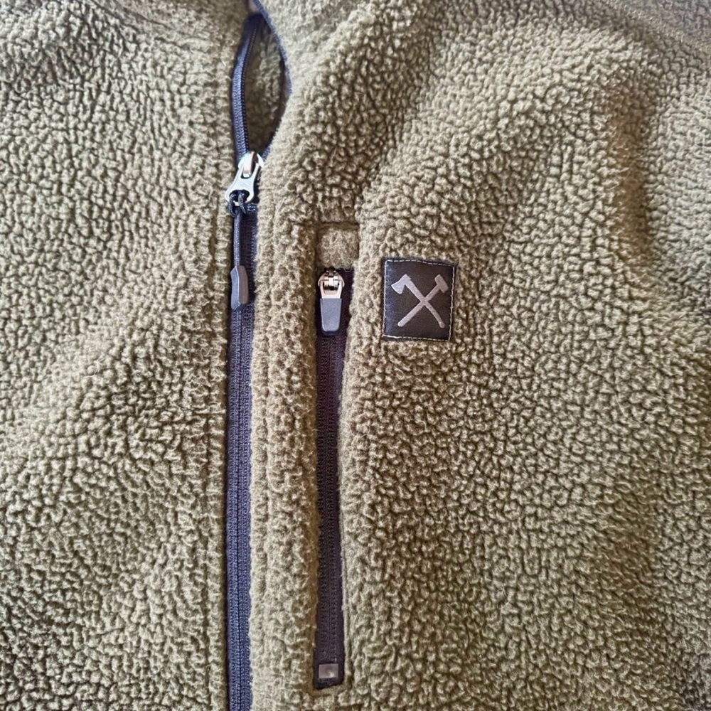Men's Olive Jacket - Picture 3 of 8